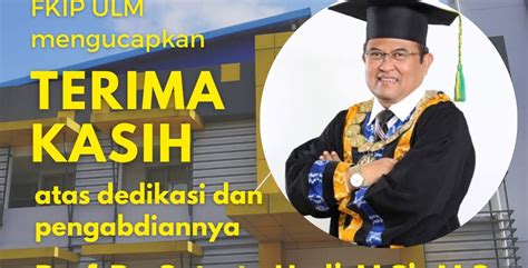 Terima Kasih Rektor Ulm Periode S D Pendidikan Kimia