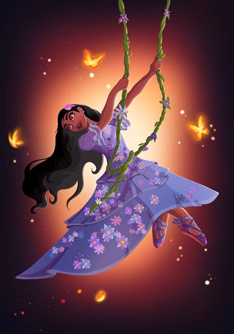 Isabella from Encanto by FlynnsDrawings on DeviantArt