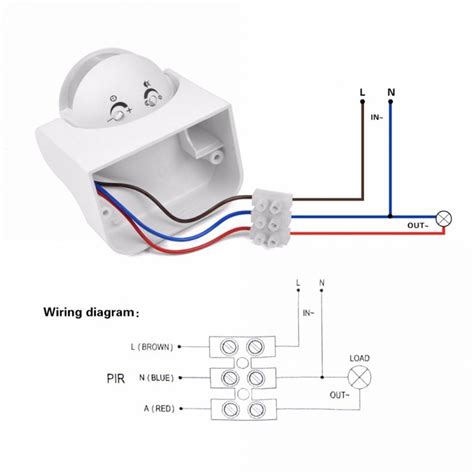 Diy Pir Infrared Motion Sensor Switch Smart Security Led Light Motion Sensor Wiring Diagram