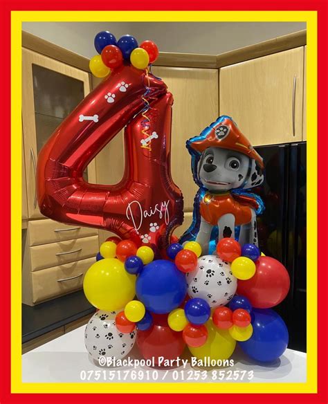 Balloon Bouquet Balloon Arch Paw Patrol Balloons Paw Patrol Party