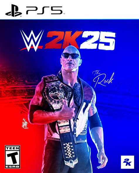 Custom Wwe 2k25 Box Art Ft The Rock By Hypevisualsv2 On Deviantart