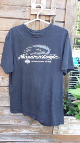 HARLEY DAVIDSON Screaming Eagle Performance Parts Black T Shirt Mens M