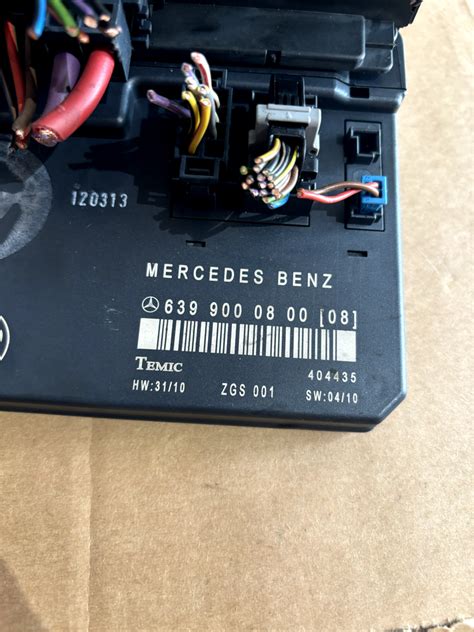 MERCEDES VITO W639 SAM MODULE FUSE BOX 6399000800 A6395450401 EBay