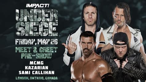 IMPACT Wrestling Presents Under Siege LIVE May 26th On IMPACT Plus