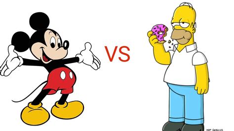 Mugen Mickey Mouse Vs Homer Simpson Youtube