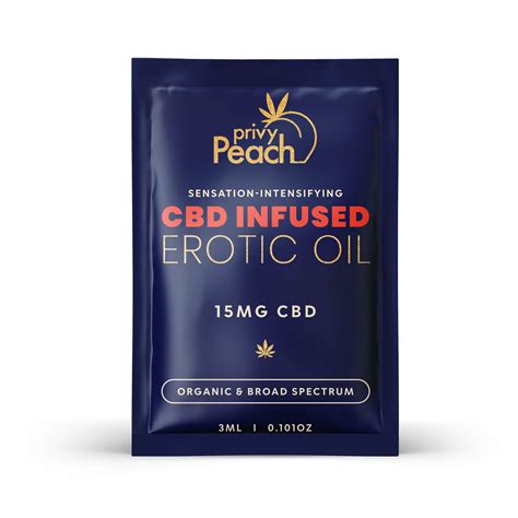 Bulk Case Of 10 Cbd Infused Erotic Oil By Privy Peach