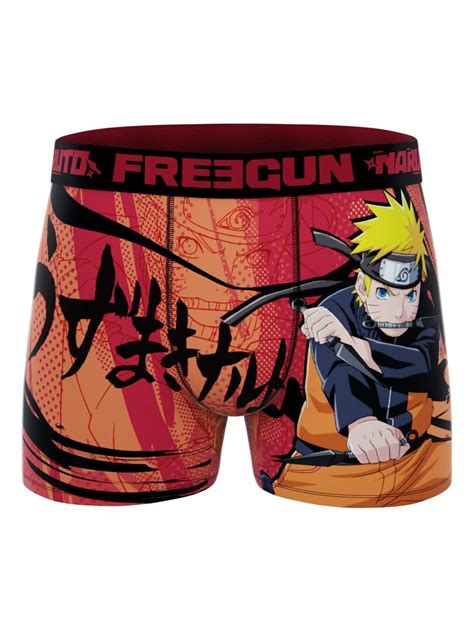 Lot De Boxers Homme Naruto Shippuden Freegun Orange Kiabi