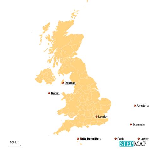 Stepmap Iso Britannia Landkarte Für Germany