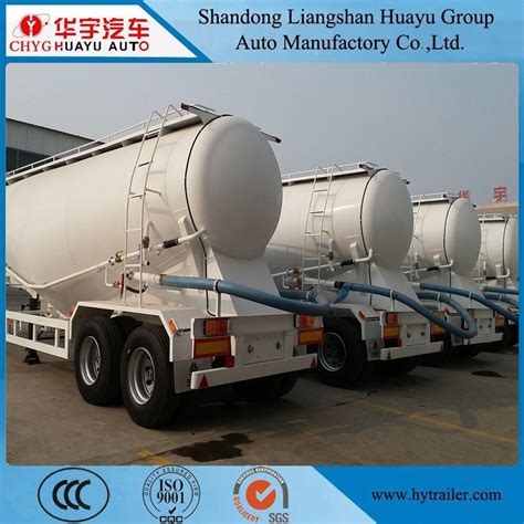 50 Cbm Bulk Tank Semi Trailer V Shape Bulk Cement Tanker China 55cbm