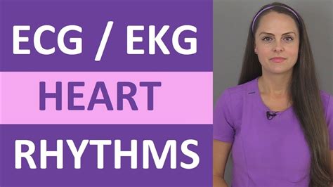 Ekg Rhythms Ecg Heart Rhythms Explained Comprehensive Nclex Review