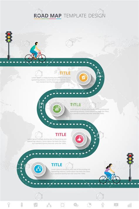 Roadmap infographic template - Download Graphics & Vectors | Roadmap ...