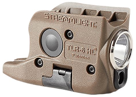 Streamlight 69341 Tlr 6 Hl Flat Dark Earth Glock 424343x48 Red Laser