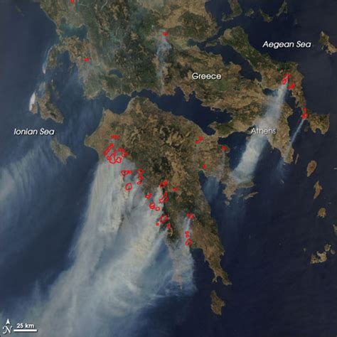 Map Of Wildfires In Greece Aurie Shaylyn