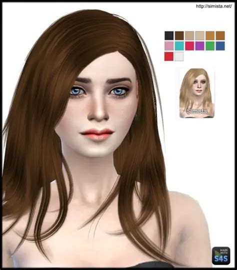 Simista Stealthic Runaway Hairstyle Retextured Sims 4 Hairs