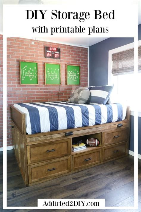 Learn How To Build This Beautiful And Functional Diy Storage Bed That