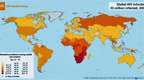 Gfk Maps Hiv Infection Gim International