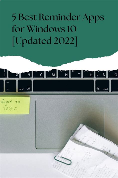 5 Best Reminder Apps for Windows 10 [Updated 2022] Windows 10, Reminder ...