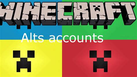 Minecraft Alt Accounts 2015 10 All Working Youtube