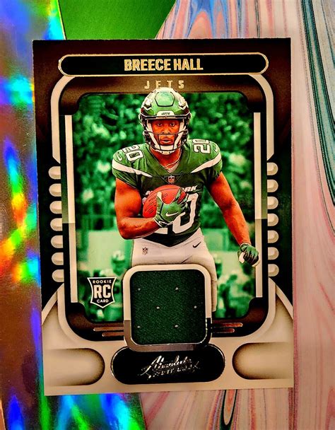 2022 Panini Absolute Breece Hall RC No ARM 14 New York Jets EBay