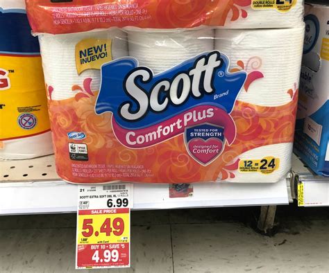 Scott Comfort Plus Bath Tissue JUST $3.49 at Kroger During Mega Event ...