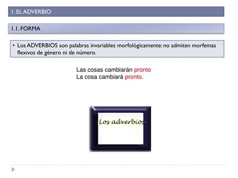 Ppt Unidad Categor As Gramaticales Iv El Adverbio Y Los