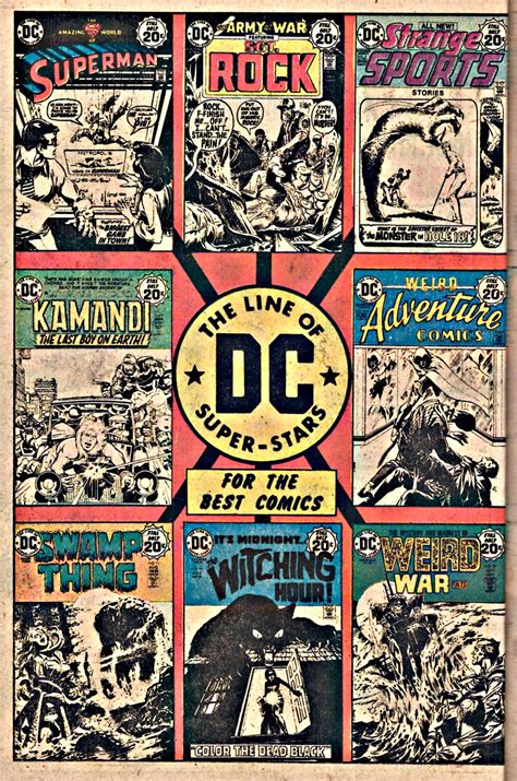 Pop Culture Safari Vintage Dc Comics House Ad