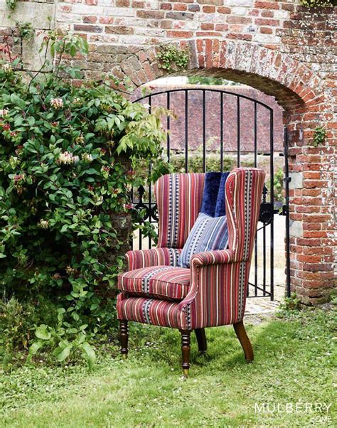 Chair Upholstered In Pageant Stripe In Multicolour From The Festival