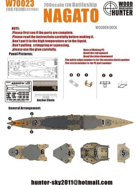 WWII IJN Nagato Battleship | FHW70023