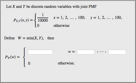 Solved Let X And Y Be Discrete Random Variables With Joint