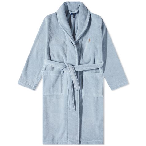 Polo Ralph Lauren Shawl Collar Robe Blue End