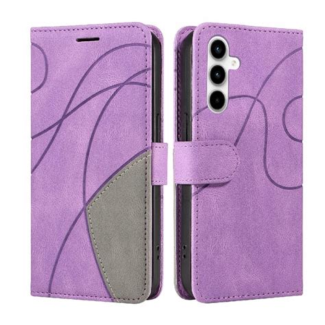 Etui Do Samsung Galaxy A G Dwukolorowe Szwy Etui Folio Ze Sk Ry Pu Z