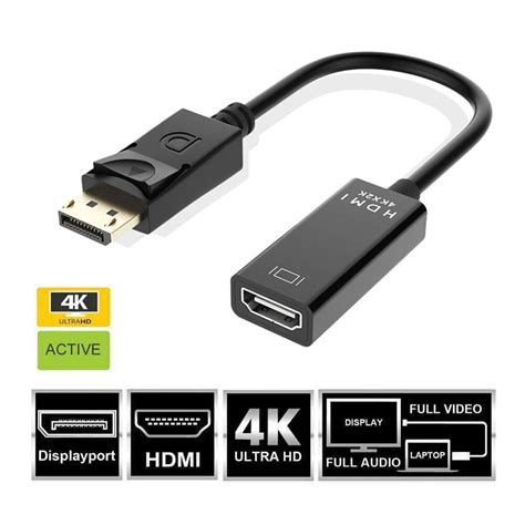 Adaptor Displayport Tata La Hdmi Mama Pentru Monitor Chromebook