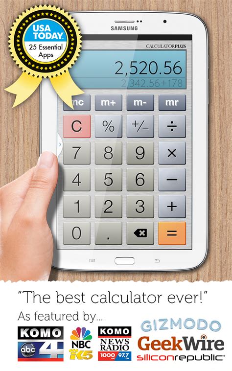 Calculator Plus Free (Android) reviews at Android Quality Index