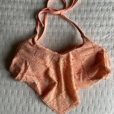 Xhilaration Women S Orange Bikini And Tankini Tops Depop