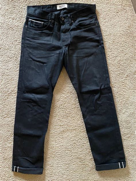 Naked Famous Weird Guy Black Cobra Stretch Selvedge Grailed