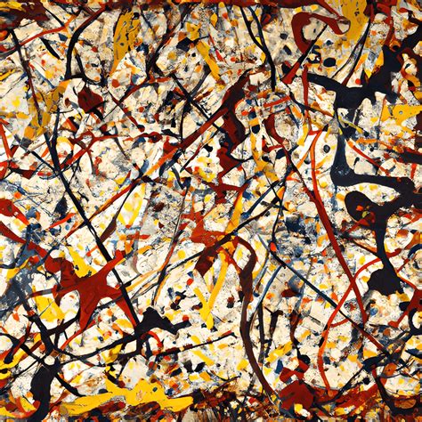 Jackson Pollock Autumn Rhythm Creative Fabrica