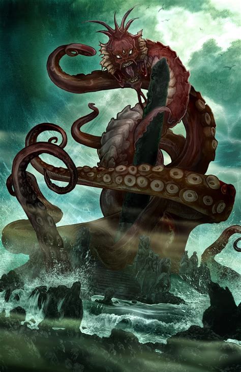 Mundo Tentacular Horrores Do Abismo Criaturas Dos Mythos De Cthulhu