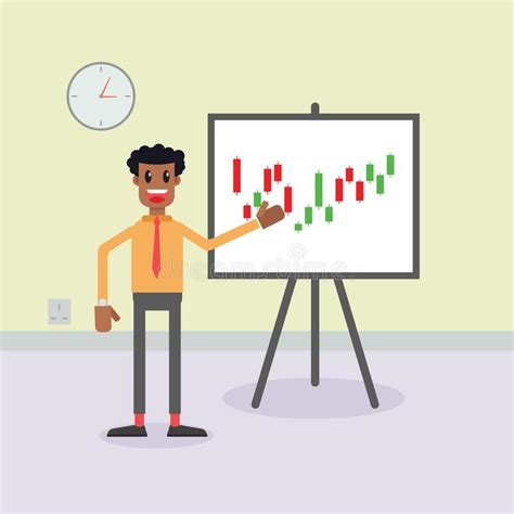 Forex Trader Is Trading Money Illustration Vector Stock Vector