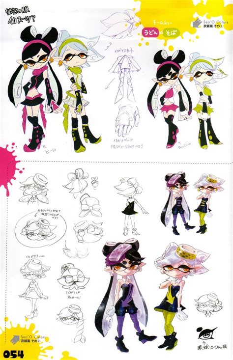 Splatoon Ikasu Artbook Splatoon Splatoon Comics Book Art