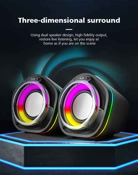 Aula N Wired Rgb Gaming Speakers