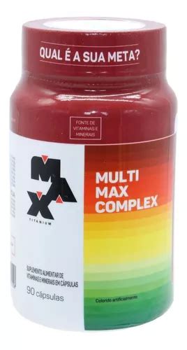 Multi Max Complex Source Vitaminas Y Minerales Titanio C Psulas