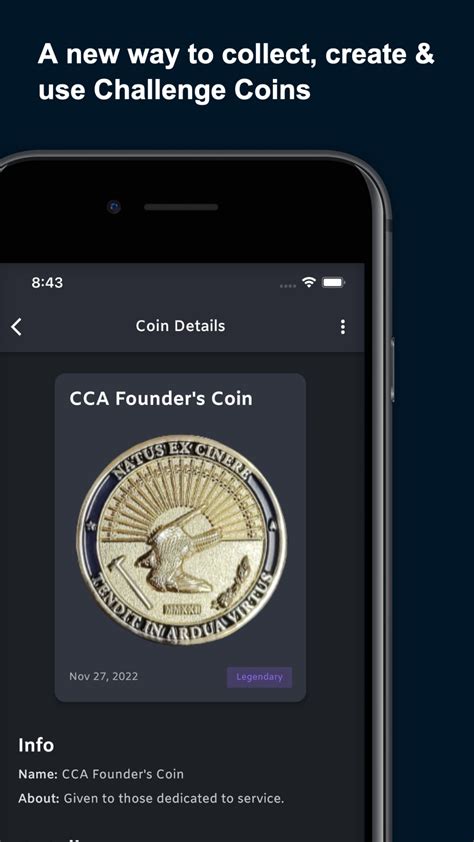 Iphone 용 Challenge Coin App 다운로드