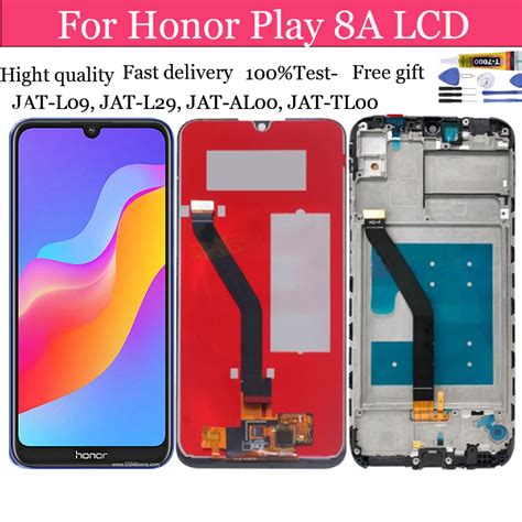 อะไหลหนาจอสมผส LCD สาหรบ Huawei Honor Play 8A JAT L09 JAT L29 JAT