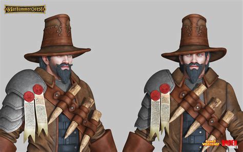 ArtStation - Warhammer Quest Witch Hunter. Colour Sculpt.