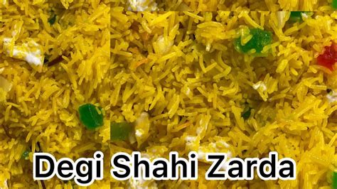 Degi Shahi Zarda Rabi Ul Awal Special Easy Quick Zarda Recipe