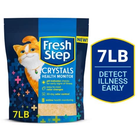 Fresh Step Crystals Health Monitoring Cat Litter With Day Odor