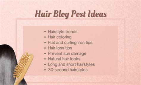 hair blog post ideas Start a hair blog in 2018. # ...