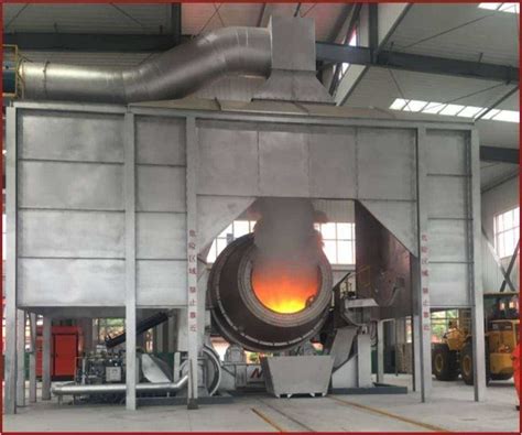 Tilting Rotary Melting Furnace Equipment Associated Industrial