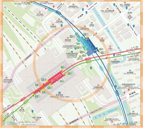 杭州地铁19号线出入口，杭州地铁19号线周边建筑 杭州本地宝