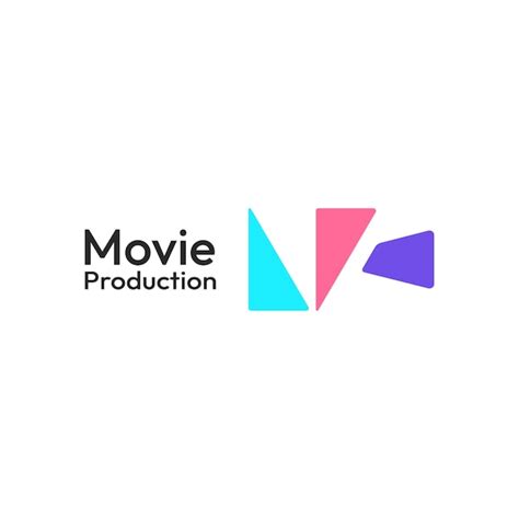 Logotipo Para Productora De Cine Vector Premium